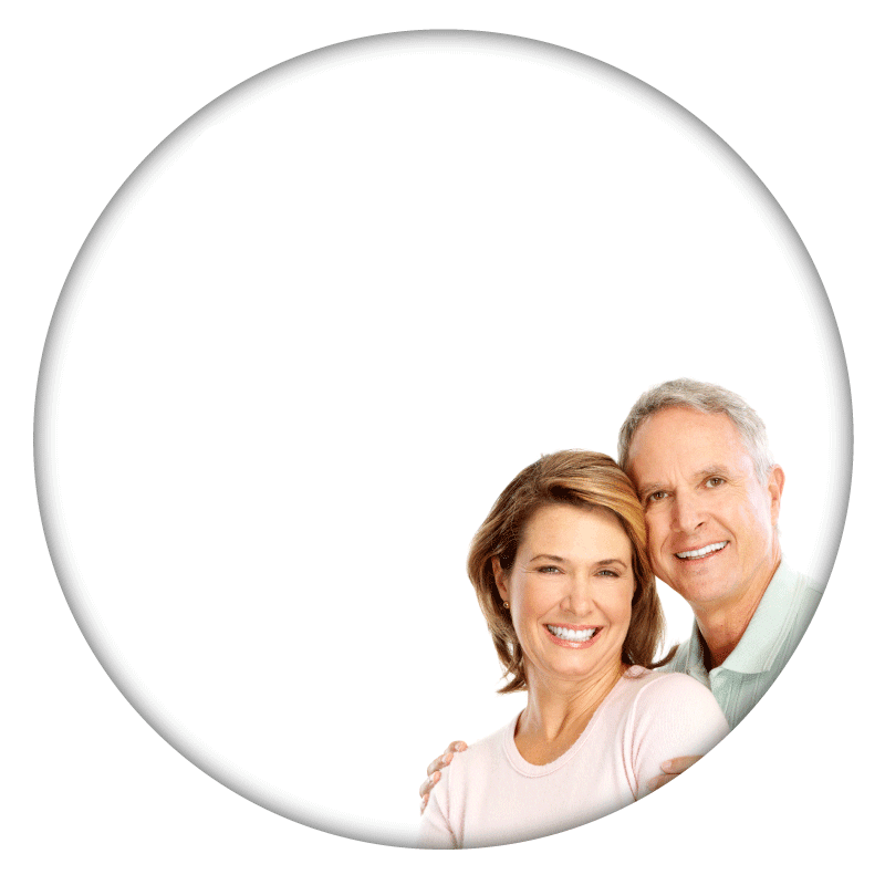 A man and woman smiling for the camera.