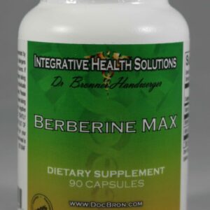 A bottle of berberine max is shown.