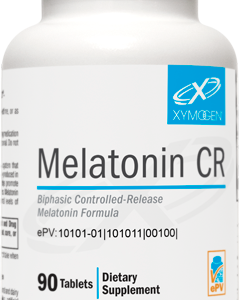 A bottle of melatonin cr