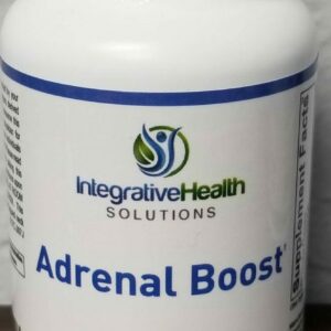 A bottle of adrenal boost supplement