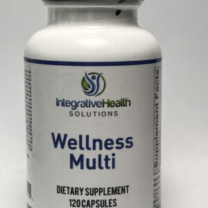 A bottle of wellness multi is shown.