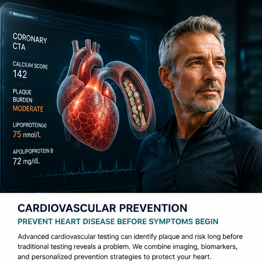 Cardiovascular prevention and advanced heart health testing
