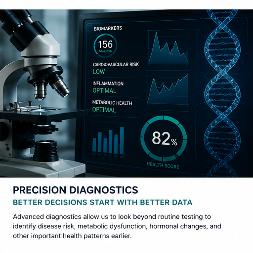 Precision diagnostics and advanced biomarker testing
